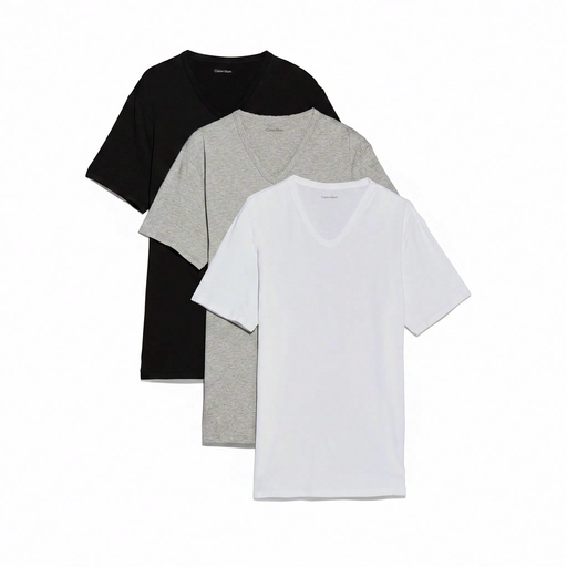 Calvin Klein Short-Sleeve V-Neck T-Shirt 3-Pack Multi-color