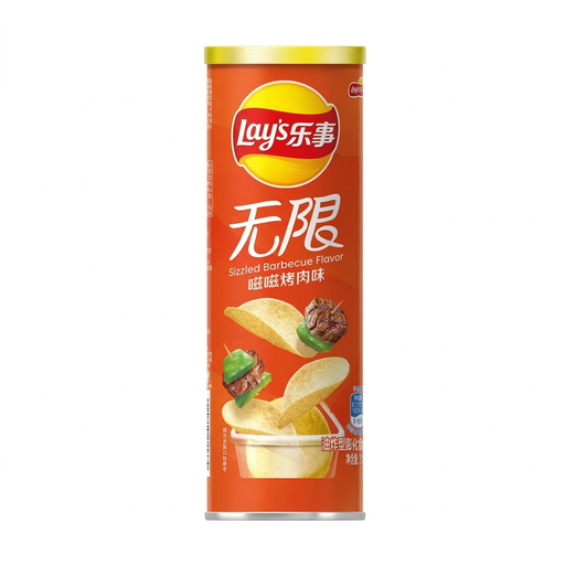 Lay's Sizzled barbecue flavour crisps, 90 g