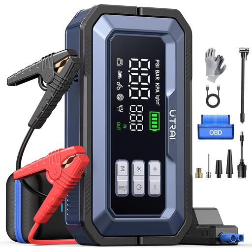 UTRAI JS-30 7000A Jump Starter with Air Compressor & OBD2
