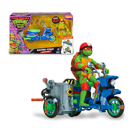 NINJA TURTLES vehicle with exclusive 12-inch Raphael action figure