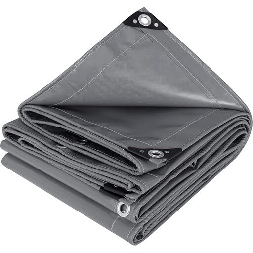 WOLTU Waterproof Tarpaulin mit 500g/m² in Dunkelgrau