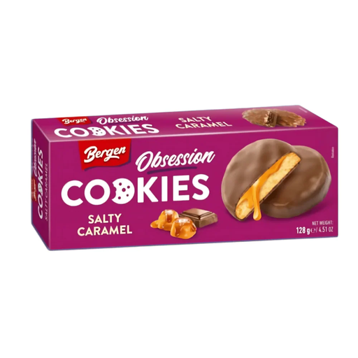 BERGEN OBSESSION Salted Caramel Cookies 128 g
