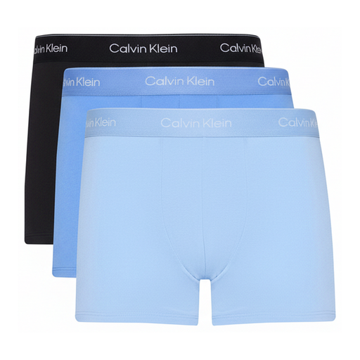 Calvin Klein Underwear Trunk 3 Pack - Black/Glacier/Blue Bell 4XL