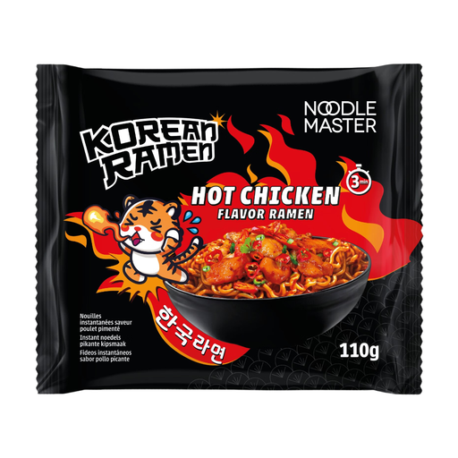NOODLE MASTER Extra Spicy Chicken Flavor Yakisoba Noodles