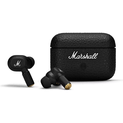 Marshall Motif II ANC Bluetooth Headphones with Active Noise Cancellation, 30 Hours Playtime, Black
