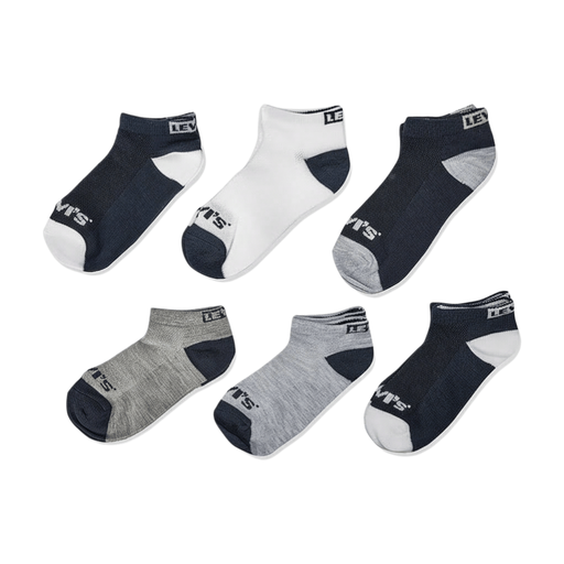 Levi's Children Socks LHN Box Tab Low Cut 6-Pack