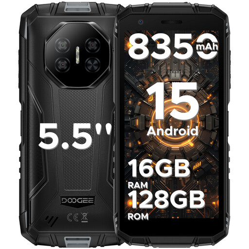 DOOGEE Fire 3 Pro Android 15 AI Rugged Smartphone