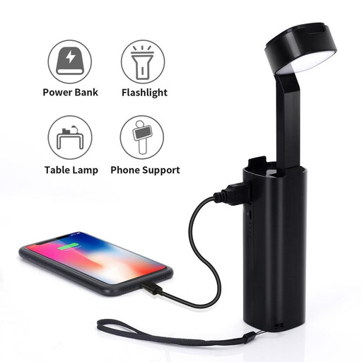 Aigostar LED Desk Lamp, Black, 3W