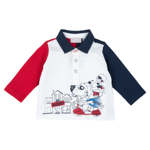 CHICCO ABBIGLIAMENTO POLO LONG SLEEVE 62 NATURAL