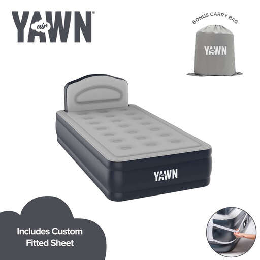 Yawn Air Bed Deluxe with Headboard