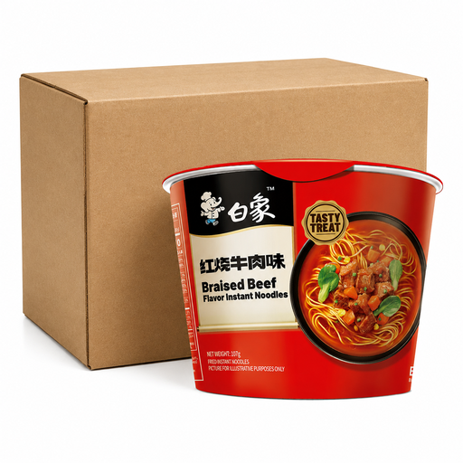 Bai Xiang Rich Flavour Classic Braised Beef Noodle Cup