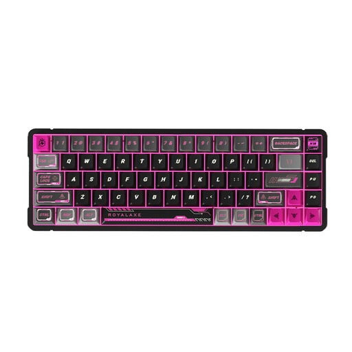 Royalaxe X68 Bright Red Magnetic Switch Keyboard