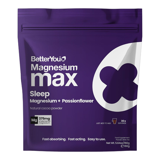 Better You Magnesium Max Sleep Powder 375mg Cocoa