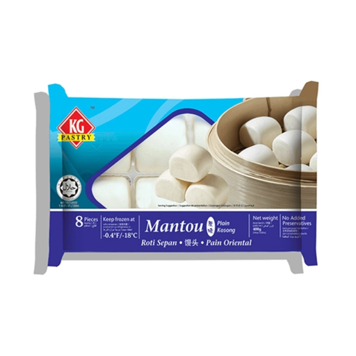 KG Pastry Plain Mantou 50gx8pcs