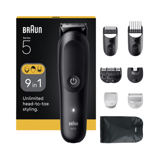 BRAUN MGK5540 Multi-Grooming Kit - 7-in-1 Multifunction Trimmer