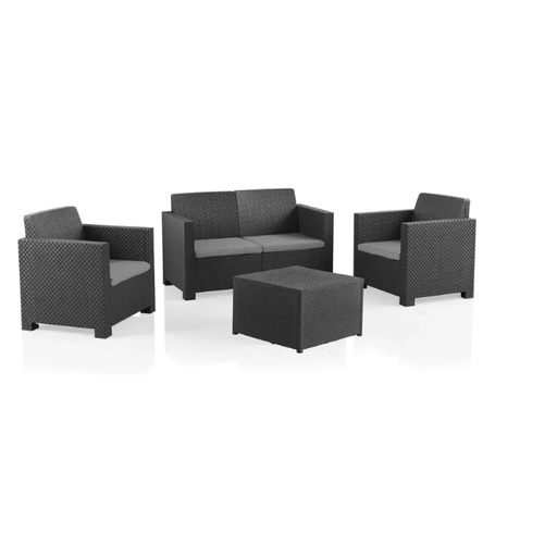 SP Berner Evo Comfort Graphite Outdoor Set loungeset 4 personen
