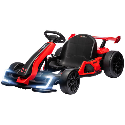 HOMCOM 24V Electric Go Kart with adjustable seat