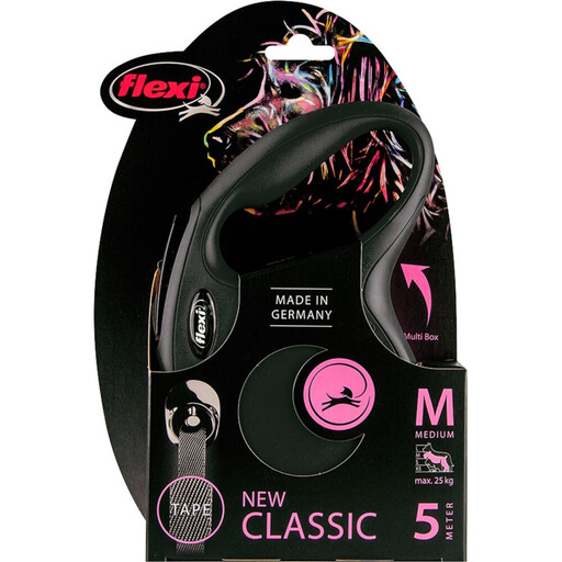 FLEXI Classic Tape Black M 5 Meters