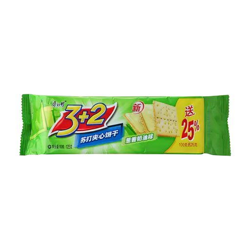 master kong 3+2 Scallion & Cream Sandwich Crackers 125g