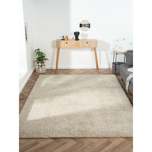 My Flair Teppich 'My Shaggy' rechteckig beige 290 x 200 cm