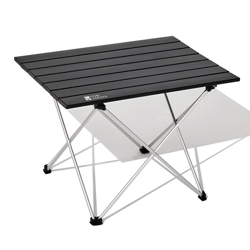 Mobi Garden black aluminium folding camping table