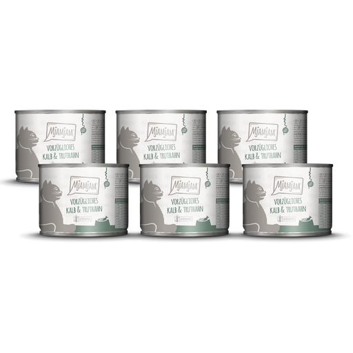 MjAMjAM Succulent Veal & Delicious Turkey 6 x 200g
