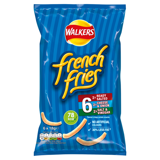 Walkers French Fries Variety 6 x 18 g multipack