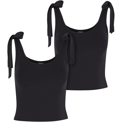 Urban Classics Ladies Basic Neckholder Jersey Top Heathergrey
