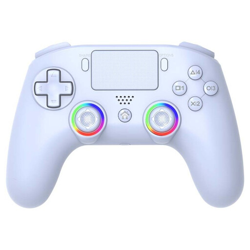 Subsonic Wireless Controller with LED for PS5 - White
