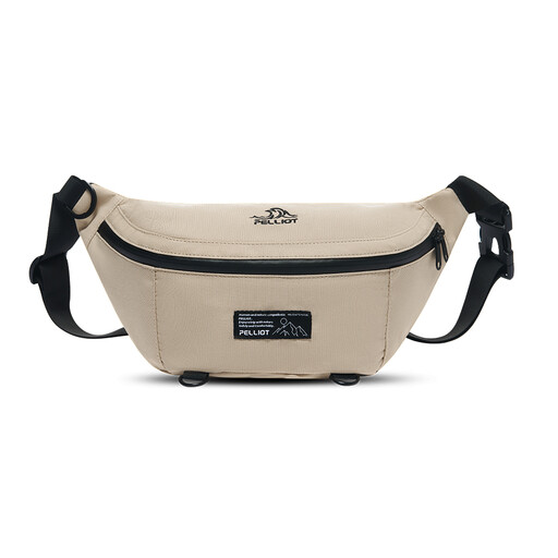 PELLIOT Daily Waist Pack Unisex Outdoor Sports Hands-Free Convenient – Clean & Minimalist, Off-White