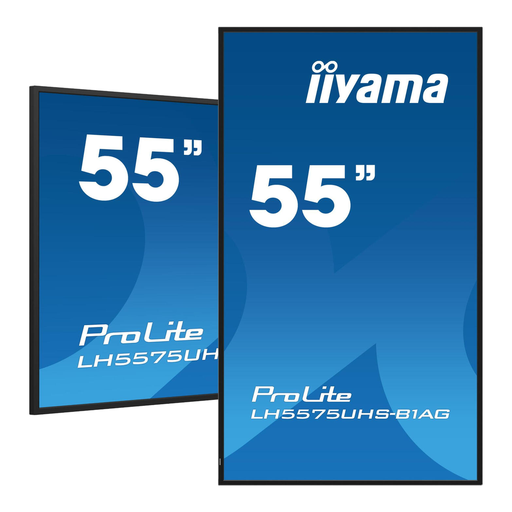 iiyama 55" 4K UHD Professional Digital Signage 24/7 Display with FailOver