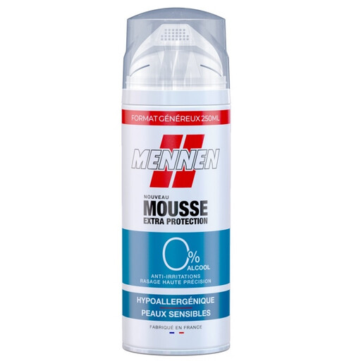 MENNEN Extra Protection Shaving Foam Hypoallergenic & Sensitive Skin 0% Alcohol 250ml