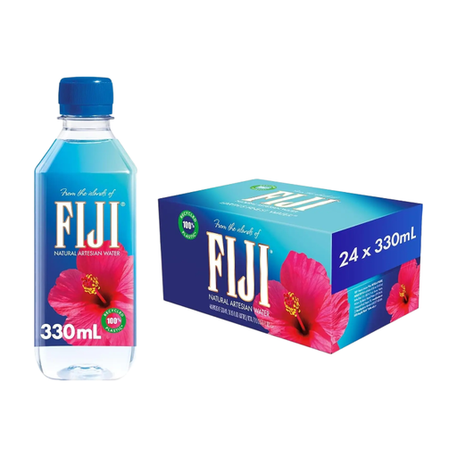 FIJI Water Natural Artesian Still Water, 24 bottles of 330ml