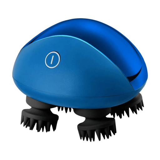 White Breo Scalpmini electric massager with its silicone massage heads