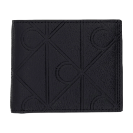 Calvin Klein Wallet XL Emblem AOP Emboss Billfold Women - Black