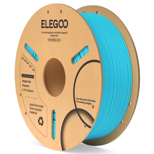 Elegoo PLA Filament 1kg on Cardboard Spool in Sky Blue