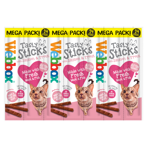 Webbox Tasty Sticks with Salmon & Trout