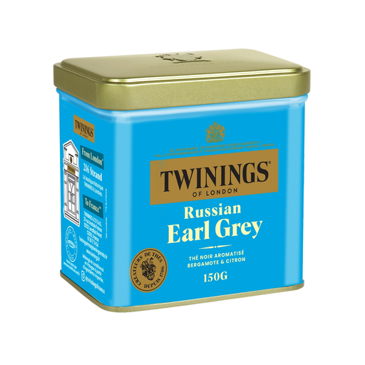 Twinings Russian Earl Grey, 150 g box of black tea
