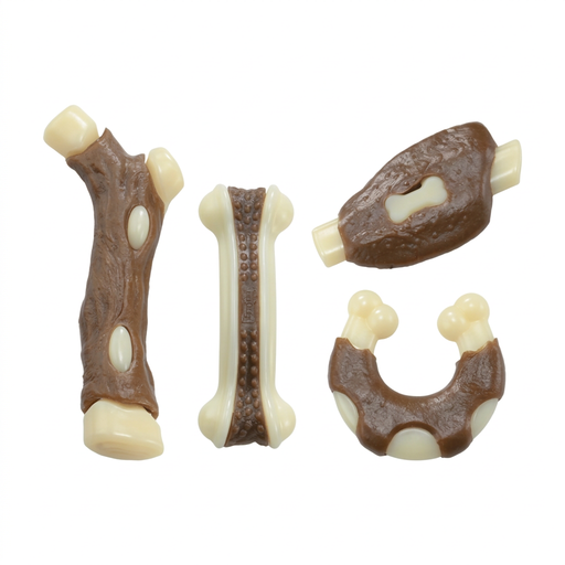 4-pack of Blinkit meat-flavoured dog chew toys