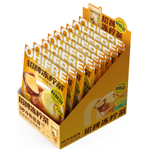 EveryFresh Single-Serve Fruit Tea Sachets (Signature Frozen Lemon Tea)