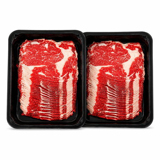 Thinly Sliced Rib Eye Beef for Hot Pot (1.2 mm) – 2 x 500 g