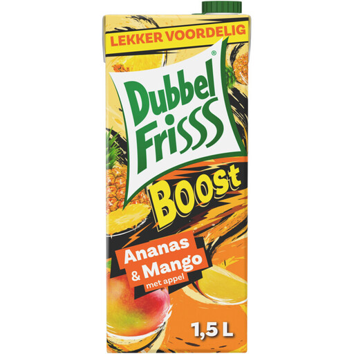 DubbelFrisss Boost Pineapple Mango Juice