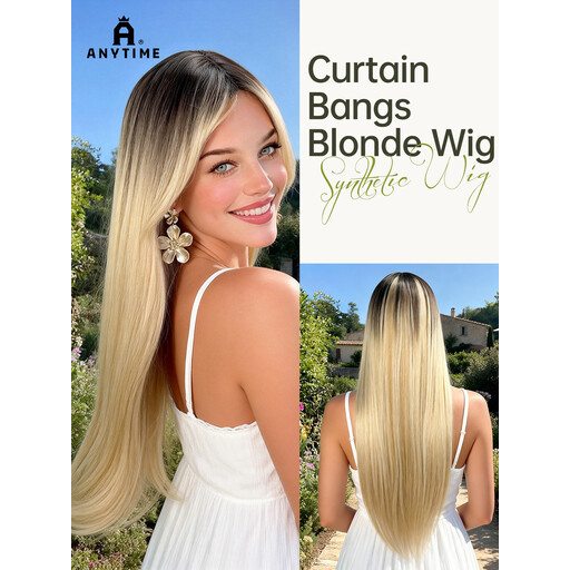 ANYTIME Long Loose Wavy Synthetic Wig for Women