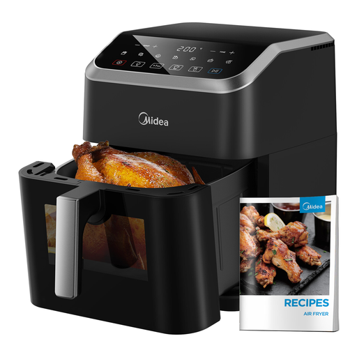 Friteuse à air chaud Midea 7 l avec hublot de contrôle