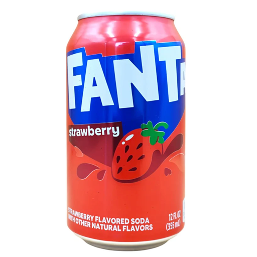 Fanta Strawberry Beverage Can - 355ml