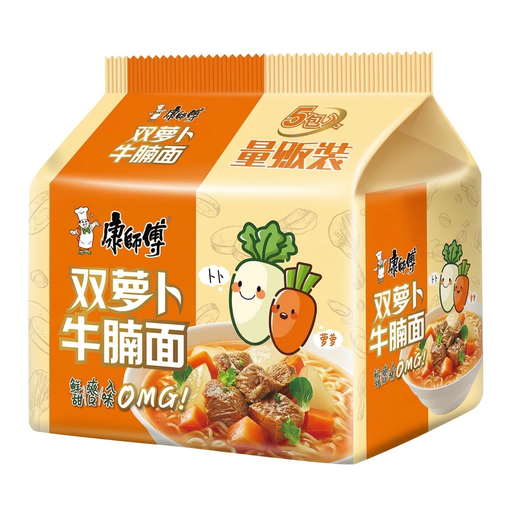 Master Kong Dual Carrot Beef Brisket Noodles
