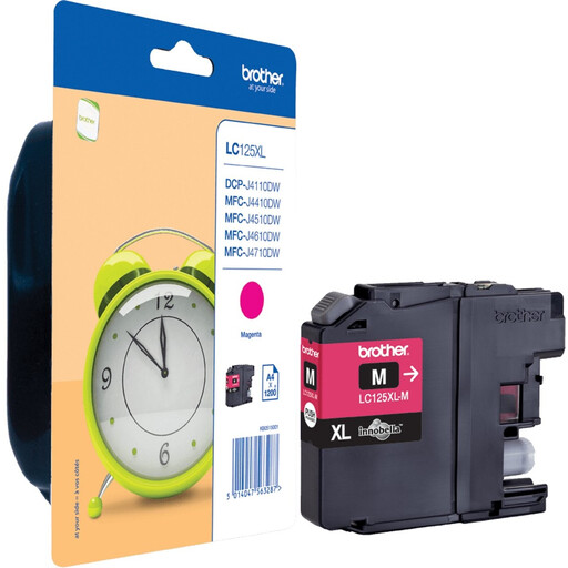 Brother LC125XLYBP Ink Cartridge Magenta