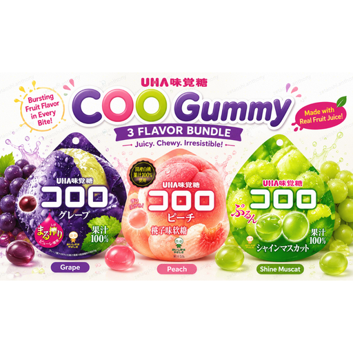 Kororo Gummy 3 flavour bundle