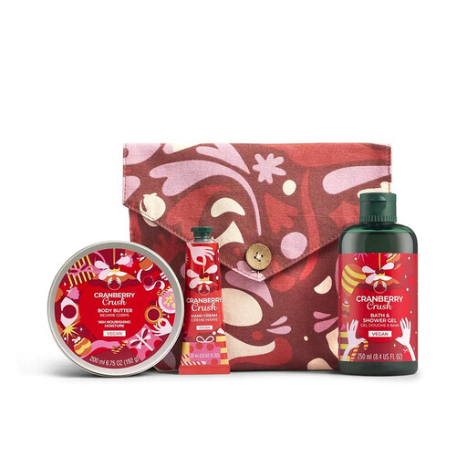 The Body Shop G3 Cranberry Essentials Gift Set 580 ml
