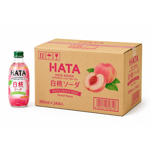 HATA KOSEN HATASODA White Peach 300ml 24 pack